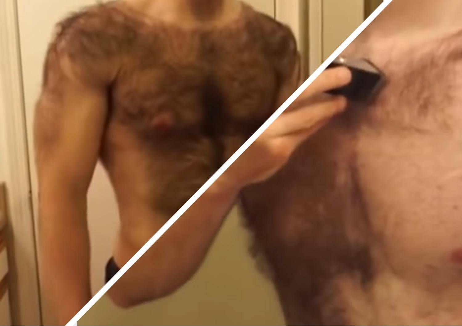 волосы на грудях у мужчин брить фото 58