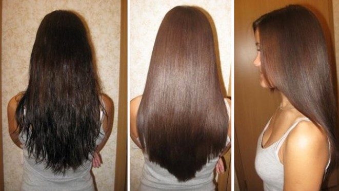 Как самостоятельно выпрямить волосы надолго