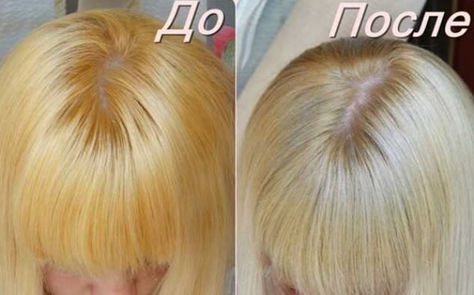Как избавиться от желтизны волос