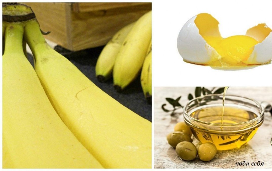 Маска для сухой кожи лица с бананом и молоком