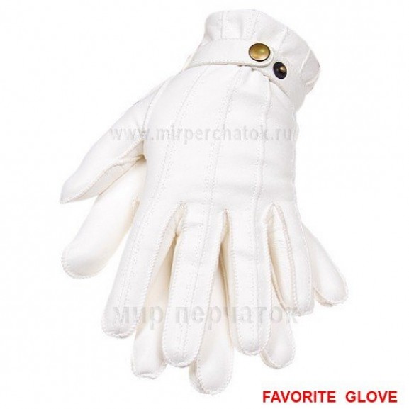 Белые перчатки в мужском и женском гардеробе