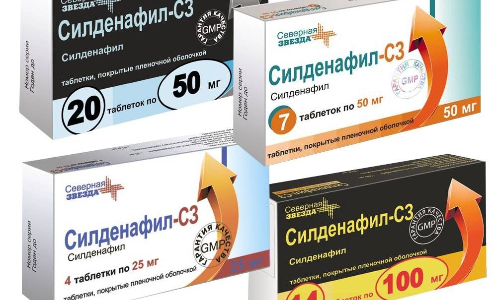 Силденафил. Инструкция по применению. Показания. Цена. Аналоги. Отзывы