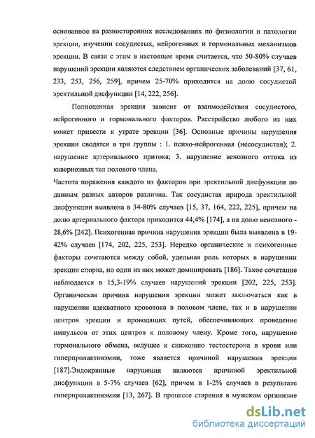 Импотенции сосудистого генеза: симптомы, признаки и лечение