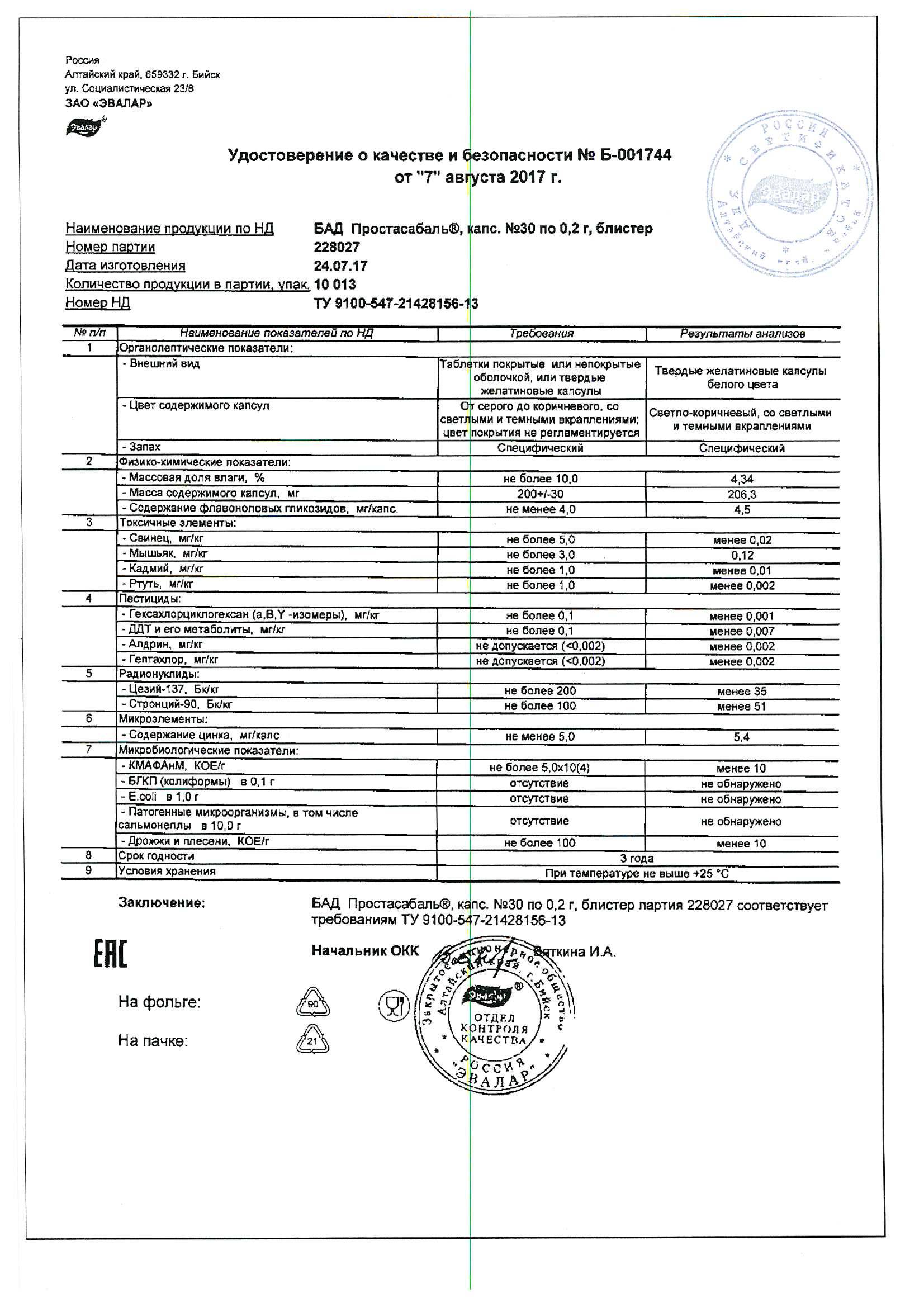 Простасабаль для мужчин